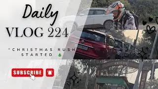 Daily Vlog 224 | Christmas Rush Starts 🎄 | Cinematic Ride on Meteor 350 | Work Life Vlog