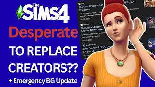 Новая попытка привлечь создателей контента + обновление фона Sims 4