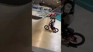 First Resi Jump on Bmx Bike - Massive Roll in