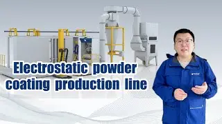 Introduction to ZHYAO Electrostatic Powder Coating Production Line#powdercoating #manufacturer