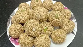 Makar-sakranti special market jaise Til gud laddu / तिल गुड लड्डू कैसे बनाएं? 