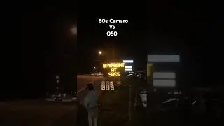 80s Chevy Camaro vs 19 Q50