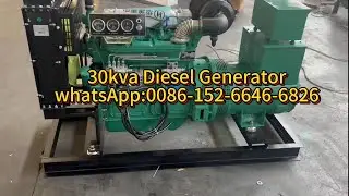 30kVA Diesel Generator |Silent & Fuel-Efficient Power Solution  2025 Model Export Quality Good Price