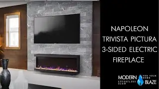Napoleon Trivista Pictura 3-Sided Electric Fireplace