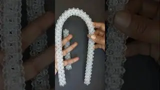 Crystal Round Beaded handle tutorial for beginners#handmade #diy #beadedbag
