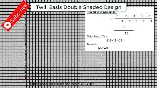 FSD-Part-19||Twill Basis Double Shaded Design||