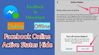 How To Not Show Online On Facebook | Facebook Pe Online Dikhana Band Kaise Kare | Offline Facebook