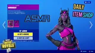 ASMR | Fortnite Darkheart Skin Is Back! Daily Item Shop Update 🎮🎧 Relaxing Whispering 😴💤