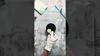Dutch Pour Technique with Metallic Swirls | hoblie Tutorial (part 7) #diy #itshoblietime