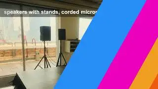 Lectern With Sound System, Ready To Use Hire | Party Hire Group | Corporate Event Hire