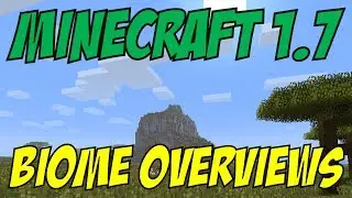 MINECRAFT BIOME UPDATE OVERVIEW (Snapshot 13w37b)