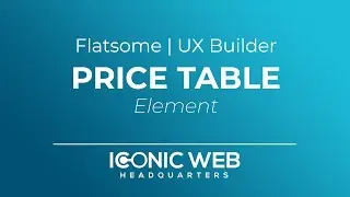 How to Set Up the Price Table Element in the Flatsome UX Builder