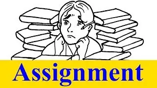 Assignment meaning in Urdu with example sentences and translation in Hindi