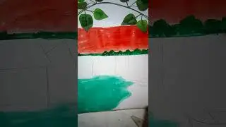 How to draw a beautiful village scenery drawing ❤️village scenery🌺🥦