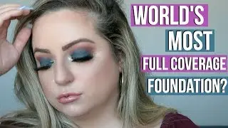 WORLD'S MOST FULL COVERAGE FOUNDATION?! Jouer Essential High Coverage Foundation Review + Wear Test!