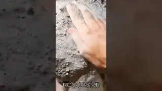 Hitting🤍#asmr #shorts #short #sandcement #satisfying #cement #concrete #crumbling #viral #dusty