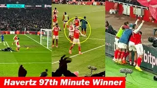 Arsenal Fans Reactions to Kai Havertz Goal vs Chelsea