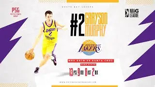 Grayson Murphy flirts with a Triple Double AGAIN for the South Bay Lakers