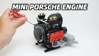 MOST REALISTIC MINI PORSCHE ENGINE! TOYAN FLAT 4 ENGINE. #enginediy