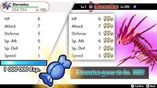 What Happens if you Give Eternatus 99 Rare Candy? Pokemon Sword & Shield