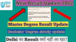 How To Check IGNOU Result 2022 IGNOU Results Update 2022 IGNOU Result December 2021