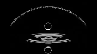 Sleep Well Tonight: Zero-Light Sensory Deprivation for Ultimate Restoration | Black Screen | No Ads
