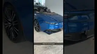 2022 Aston Martin DBS revving it&rsquo;s twin turbo V12