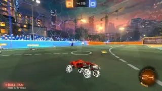 Playing The new rocket League game mode (Sonic)