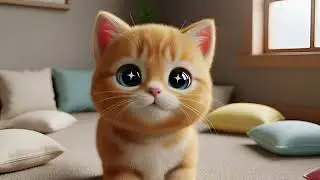Любопытное мяукающее приключение котенка 🐱 | Веселые песенки и колыбельные для детей | песенка пр...