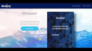Dealjoy - Cashback Platform On Blockchain