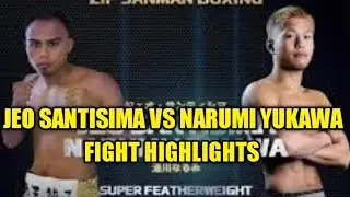 Jeo Santisima vs Narumi Yukawa fight highlights 