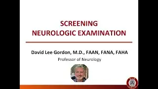 DLGINSITE Screening Neurologic Exam
