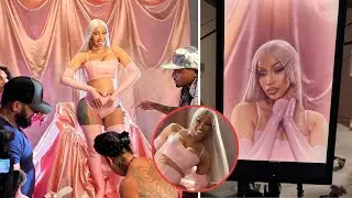 Cardi B&rsquo;s Pink Barbie Tour Shoot, Baby Bump Glow, and Kulture&rsquo;s Cutest Fashion Moment
