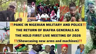 JUST IN‼️NIGERIA ARMY AND POLICE IN SHOCK AS BIAFRA COMMANDERS HOLDS LIVE MEETING EXPOSING SOLUDO🔥🔥