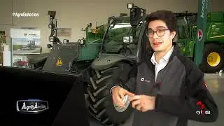 Agro en acción (33).- Cargadora Kramer KT357 y sembradora Rapid 600S de Väderstad