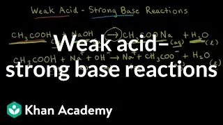 Weak acid&ndash;strong base reactions | Acids and bases | AP Chemistry | Khan Academy