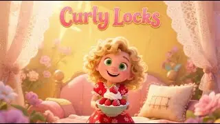 🎀 Curly Locks &ndash; Classic Nursery Rhyme for Kids | Sweet Lullaby by Bocha Kids 🌙✨