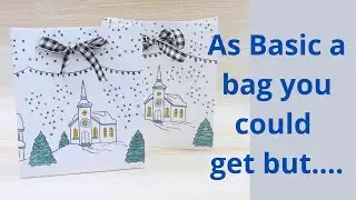 Turn this basic bag into a wow project with stamps!