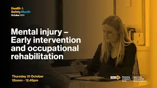 Mental injury &ndash; early intervention and occupational rehabilitation