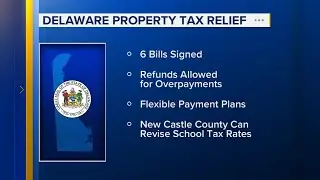 Delaware governor signs property tax relief, reform in response to mandatory property reassessment
