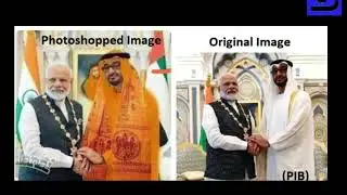 Did Modi make Sheikhs wear saffron Fake image resurfaces; Fact Check