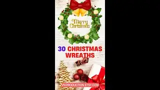 30 Christmas wreath for festive home decoration #shorts #vnproduction #png