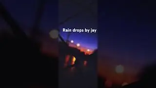 Rain drops by jay
