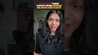 Don't Skip ❌ These Topics From Gender Religion and Caste #class10sst #surabhimam #cbseclass10