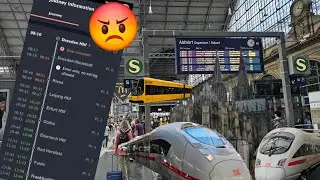 Dresden trip day 5 return vlog ICE trains and cancelation AGAIN!! (Germany)