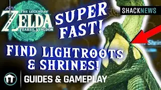 How to easily find Shrines and Lightroots in Zelda: Tears of the Kingdom