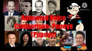 Animated Voice Comparison - Popeye (Popeye) (UPDATED)