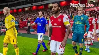 PES 2020 &mdash; &laquo;Арсенал&raquo; &mdash; &laquo;Лестер Сити&raquo; &mdash; полный матч и голы &mdash; геймплей на ПК