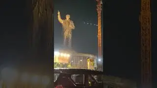 125 Feet BR Ambedkar statue at Hyderabad | #ambedkar #statue #telangana #hyd #shorts2023 | UPTSHORTS
