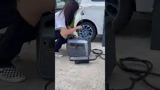 Unleash the Power of Solar with CTECHi's 2073Wh Solar Generator Charger for EV Cars! ☀🚗